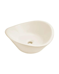 Lavabo Cassini de Sobreponer Marfil sin Rebosadero
