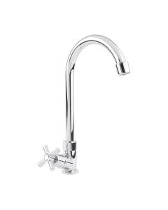 Llave Individual para Fregadero ABS Cromo Dica