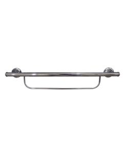 Barra de seguridad con toallero de barra cromo 24"