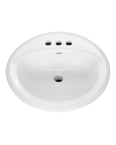 Lavabo Rondalyn de Sobrecubierta Blanco