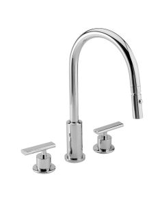 Mezcladora Premier para fregadero cromo con cabezal movible