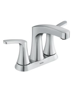 Mezcladora de Dos Llaves para Lavabo Danika 2.0 de 4" Cromo Moen