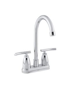 Mezcladora Ecológica Tipo Bar para Lavabo 4" 3 Presiones Cromo Dica
