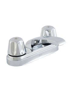 Mezcladora para Lavabo 4" Cubierta de Acero Inoxidable Cromo Dica
