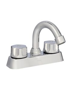 Mezcladora Plástica Tipo Bar para Lavabo 4" Cuello Corto Cromo Dica