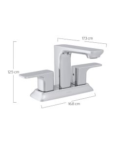 Mezcladora 4" para Lavabo Mcl1 Cromo Urrea