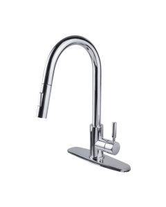 Mezcladora Monomando Cocina Nariz Retr 2 Func Cromo URREA
