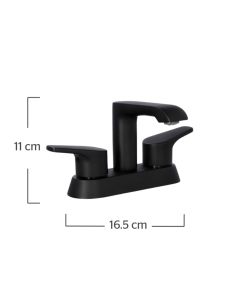 Mezc para Lavabo 4" Lia Negro Mate URREA