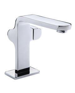 Monomando para Lavabo con Contra Push Álika Cromo Helvex