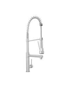 Monomando Profesional para Cocina con Nariz Flexible Cromo Urrea