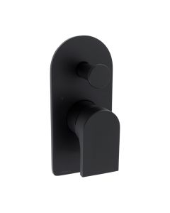 Monomando con Desv para Regadera Jym Negro Mate URREA