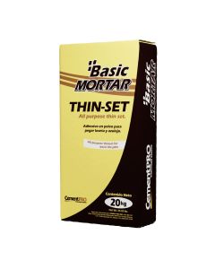 Adhesivo Basic Mortar Thin-Set Gris 20 kg CementPRO