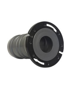 Brida para desagüe cromo 4''