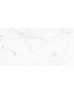Piso Vicenza Mármol Blanco 60 x 120 cm Porcelánico Brillante Rectificado Tendenzza - CAJA con 1.44 m²