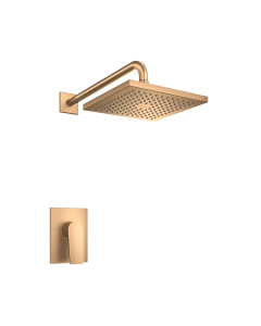 Juego de Maneral y Válvula para Regadera Monomando Oro/Bronce