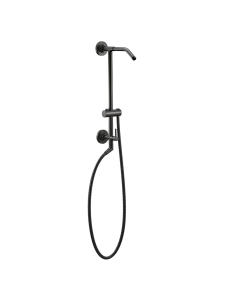 Riel para Regadera Manual y Cebolleta Negro Mate