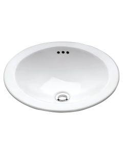 Lavabo Redondo Grande de Sobrecubierta Blanco American Standard