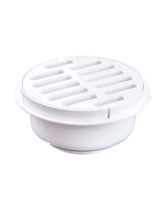 Coladera Universal Plástica Urrea Con Rejilla Blanca