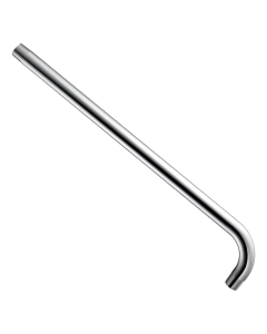 Brazo para regadera cromo 16" con chapetón