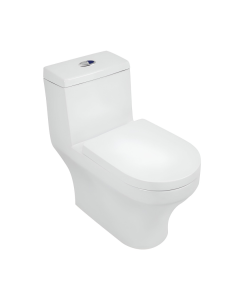 Sanitario (WC) Fussion One Piece Alargado Blanco 4 y 6 L