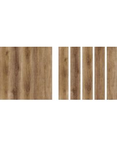 Piso SPC Madera Querc Café Oscuro 18.2x122 cm Porcelanite