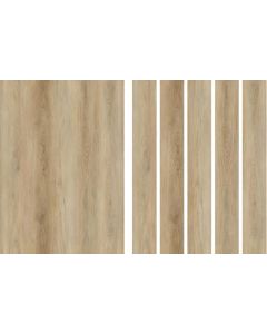 Piso SPC Madera Rivelo Café Claro 18.2x122 cm Porcelanite
