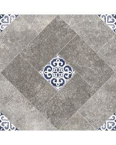 Piso Palco Fd 55X55 Gris 1.49M2 1A PORCELANITE