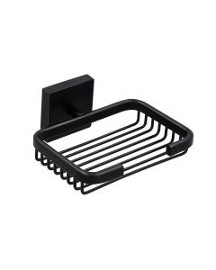 Jabonera Quadro 2 Acabado Negro Mate Urrea
