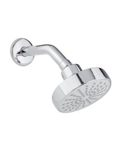 Regadera de Cebolla Ecológica 4" con Brazo y Chapetón Cromo Dica