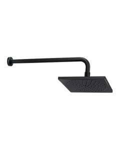 Regadera Cuad 8" Antical con Br y Chap Ebano HELVEX