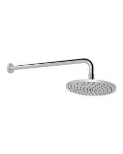 Regadera de 8" redonda brazo y chapetón anticalcáreo cromo