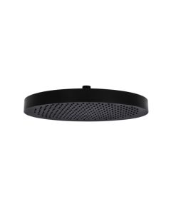 Regadera de Plato Redondo de 32Cm Negro Mate URREA