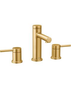 Llave Align Bimando para Lavabo Oro Cepillado sin Válvula Moen