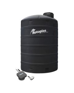 Tanque Vertical 10,000 L Smart Negro Rotoplas
