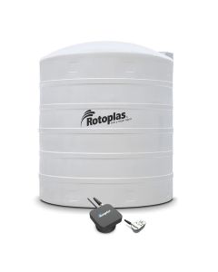 Tanque Vertical 10,000 L Smart Blanco Rotoplas