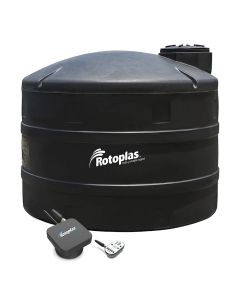 Tanque Vertical 5,000 L Smart Negro Rotoplas