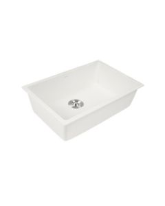 Tarja Sencilla de Cuarzo de Bajocubierta 68 x 45 cm Blanco Urrea