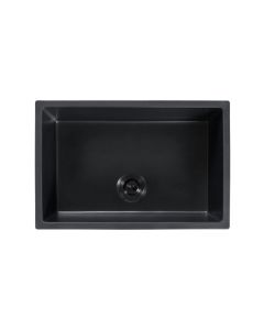 Tarja Sencilla de Cuarzo de Bajocubierta 68 x 45 cm Negro Urrea
