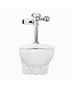 Taza Suspendida con Fluxómetro de Sensor Royal 111 SFSM 4.8 L Cromo Sloan