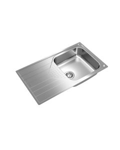 Fregadero reversible encastrado de acero inoxidable en 50 cm Teka Universe 50 T-XP 1C 1E