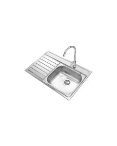 Fregadero de Empotre Teka TEKAWAY 800.510 1B 1D L 1Ø 3½ WO/OVF (BA) AMERICA MNI PAL/CAR
