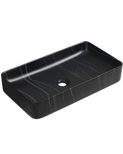 Lavabo Monaco Nero 61.5X35 cm TILES 2000