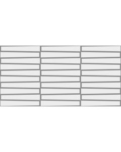 Mosaico Hedge 30X60 Bianco 0.90M2 TILES 2000