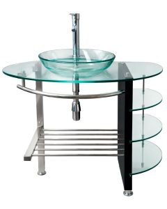 Tocador de Cristal Templado para Baño ATN-006 Atenea