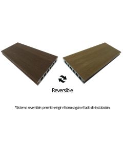 Panel Wpc Exterior 13.8X244 Deck Teka Cocoa 5 TILES 2000