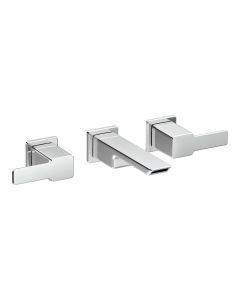 Trim de Mezcladora de Pared para Lavabo 90 Degree de Dos Llaves Cromo Moen