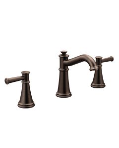 Trim de Mezcladora para Lavabo Belfield de Dos Llaves Bronce Aceitado Moen