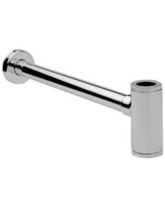Céspol largo para lavabo cromo 40 cm