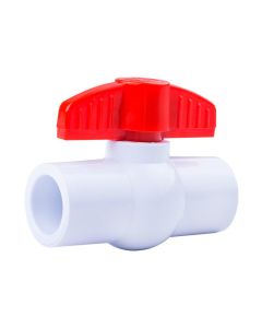 Válvula de Esfera Cementable 1/2" PVC Hidráulico Dica