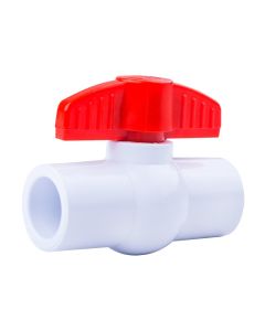 Válvula de Esfera Cementable 1" PVC Hidráulico Dica
